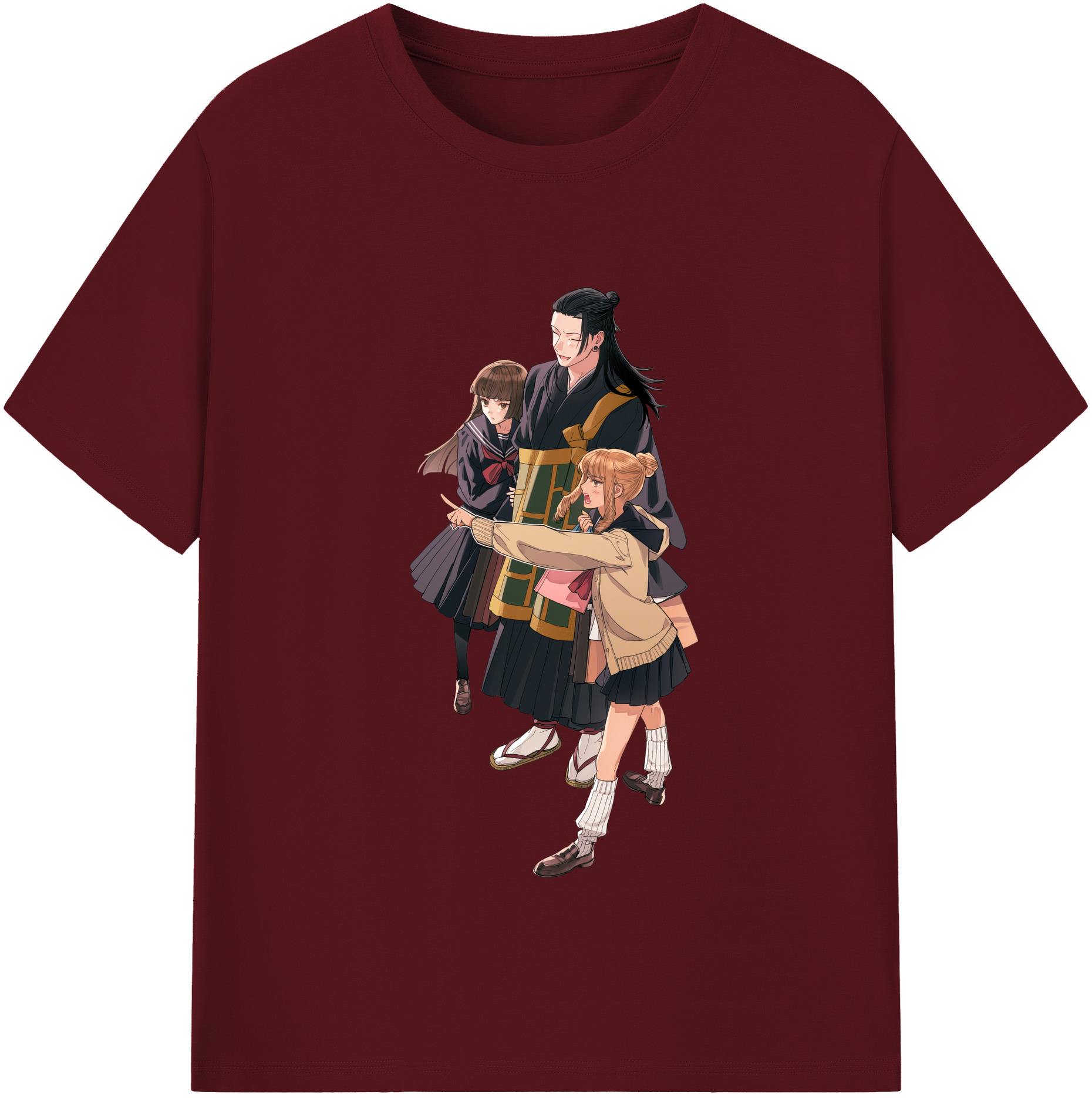 （画像用） 呪術廻戦 Jujutsu Kaisen 綿100％半袖Tシャツ（フロントプリント）